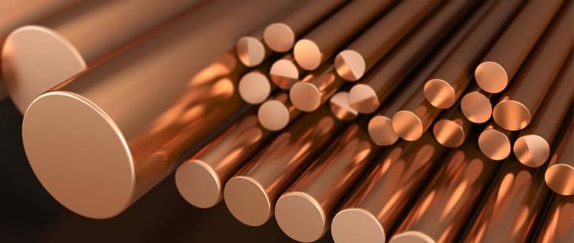 Copper Rods, Bars, flat bars, hex Rod